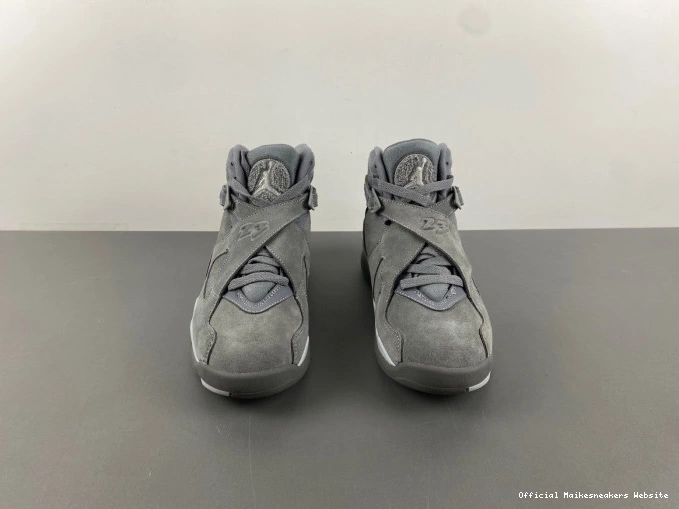 Official Maikesneakers 8 Cool Retro Jordan 305381-014 Grey 0810
